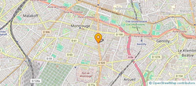 localisation de l'entreprise MADAME MANEL ROUMANE à MONTROUGE