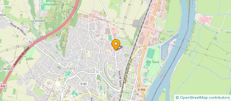 localisation de l'entreprise MADAME MANEL SAID  MACON