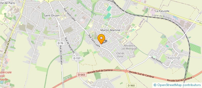 localisation de l'entreprise MADAME MANEL SEMRAD  CAMBRAI