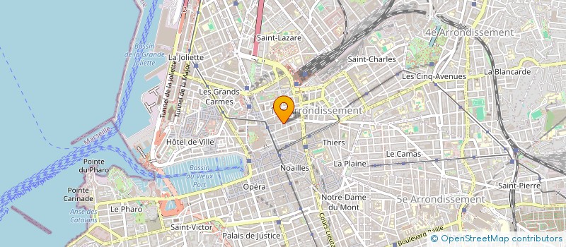 localisation de l'entreprise MADAME MANEL SERIDJ à MARSEILLE
