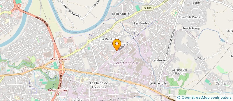 localisation de l'entreprise MADAME MANEL ZOUAK à ALBI