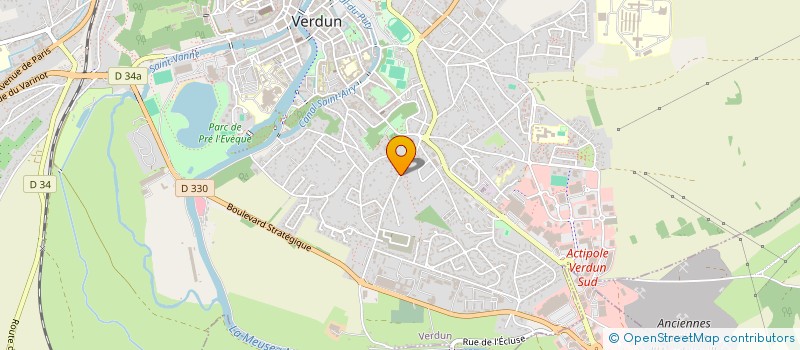 localisation de l'entreprise MADAME MANGIN BLAVIER à VERDUN