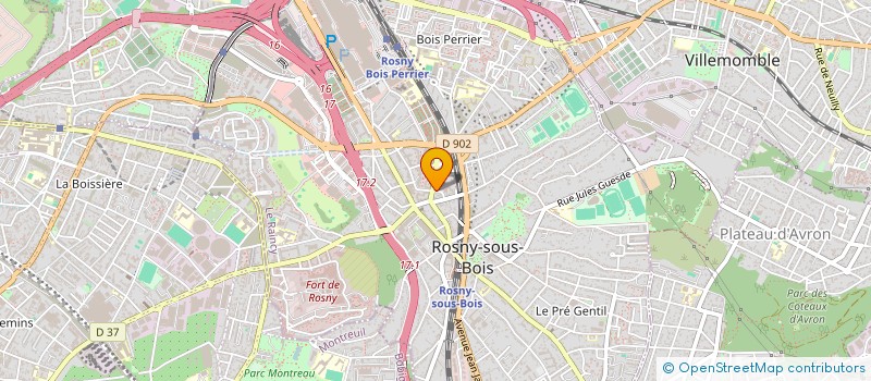 localisation de l'entreprise MADAME MANGO TRAORE à ROSNY-SOUS-BOIS