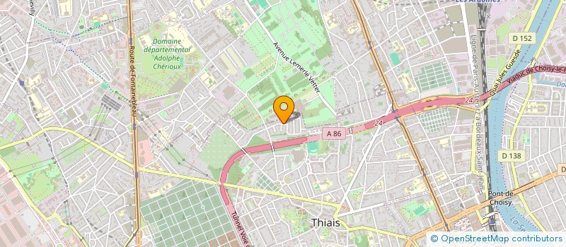 localisation de l'entreprise MADAME MANIA MATAR  THIAIS