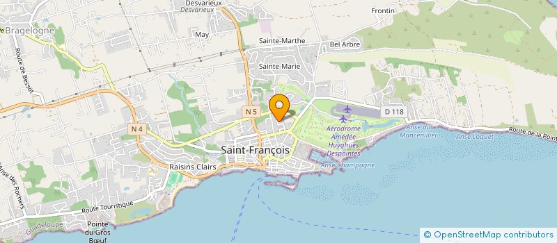 localisation de l'entreprise MADAME MANIE SAINT LOUIS à SAINT-FRANCOIS