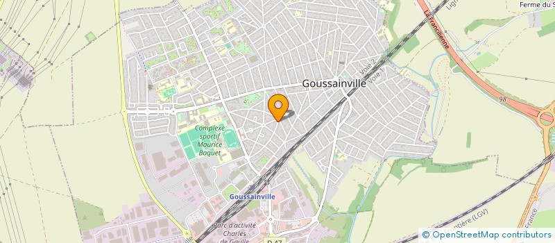 localisation de l'entreprise MADAME MANISHA SNC  GOUSSAINVILLE