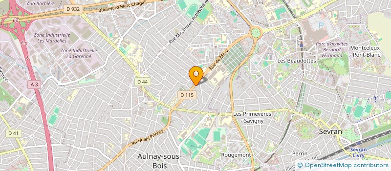 localisation de l'entreprise MADAME MANJOT KAUR  AULNAY-SOUS-BOIS