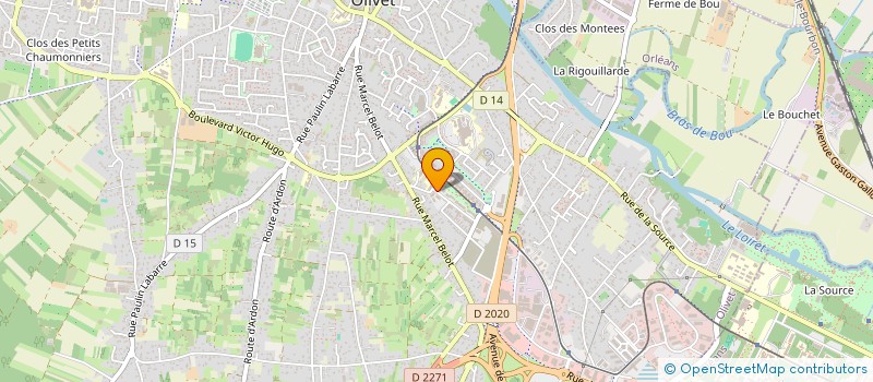 localisation de l'entreprise MADAME MANMA QUETA à OLIVET