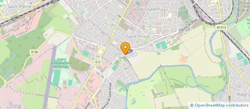 localisation de l'entreprise MADAME MANNON JODIN à MONTIGNY-LES-METZ