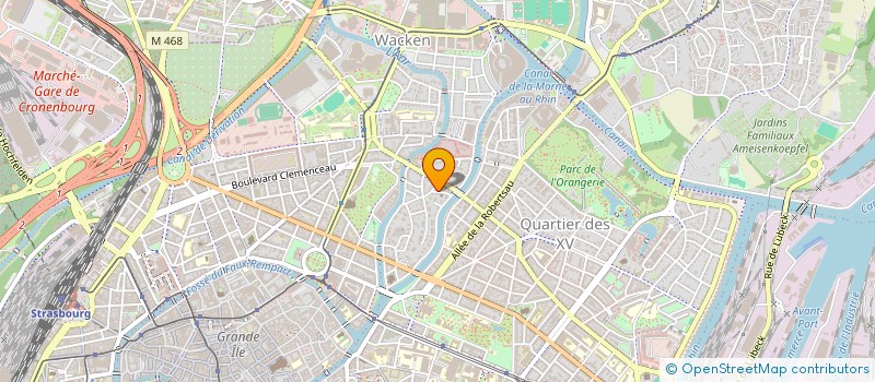 localisation de l'entreprise MADAME MANOELLE GUEGUEN à STRASBOURG