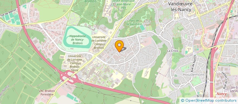 localisation de l'entreprise MADAME MANOLA DUEZ  VANDUVRE-LES-NANCY