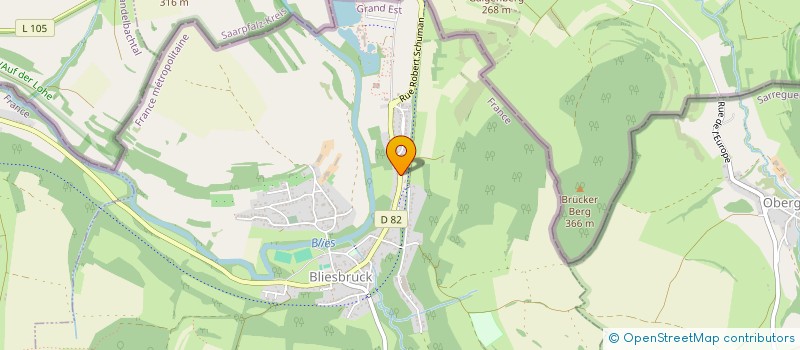 localisation de l'entreprise MADAME MANOLITA LAFUENTE  BLIES-GUERSVILLER