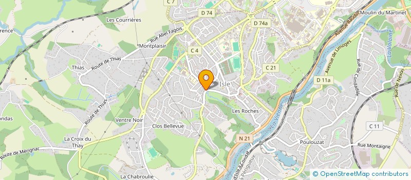 localisation de l'entreprise MADAME MANON ACCART  ISLE