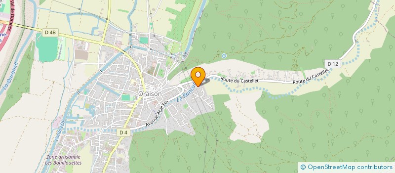 localisation de l'entreprise MADAME MANON ALBERT  ORAISON