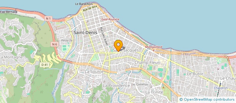 localisation de l'entreprise MADAME MANON ALBERT à SAINT-DENIS