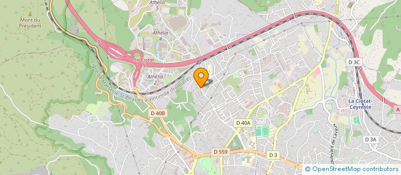 localisation de l'entreprise MADAME MANON ALEXALINE  LA CIOTAT