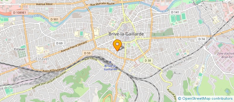 localisation de l'entreprise MADAME MANON ALIZEE GILLET  BRIVE-LA-GAILLARDE