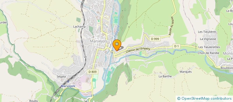 localisation de l'entreprise MADAME MANON ALLA à MARVEJOLS