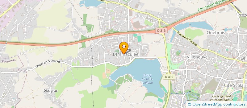 localisation de l'entreprise MADAME MANON ALLAINGUILLAUME  SAINT-NAZAIRE