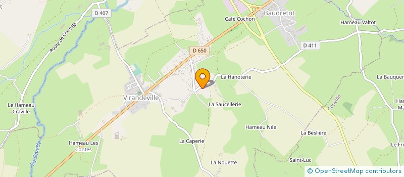 localisation de l'entreprise MADAME MANON ALLIX  VIRANDEVILLE