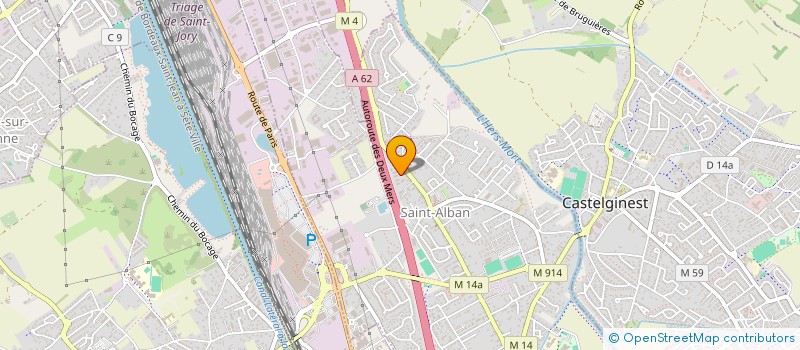 localisation de l'entreprise MADAME MANON ALQUIER  SAINT-ALBAN