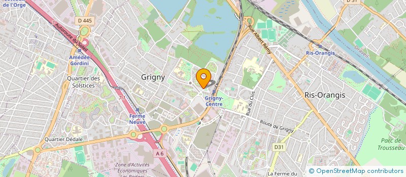 localisation de l'entreprise MADAME MANON AMBRE SERVIERE  GRIGNY