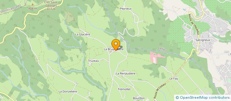 localisation de l'entreprise MADAME MANON ANDRE  SAINT-CHAMOND