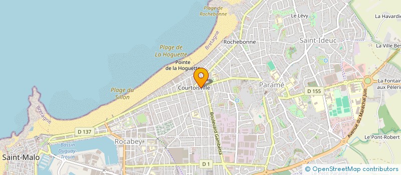 localisation de l'entreprise MADAME MANON ANDRE  SAINT-MALO