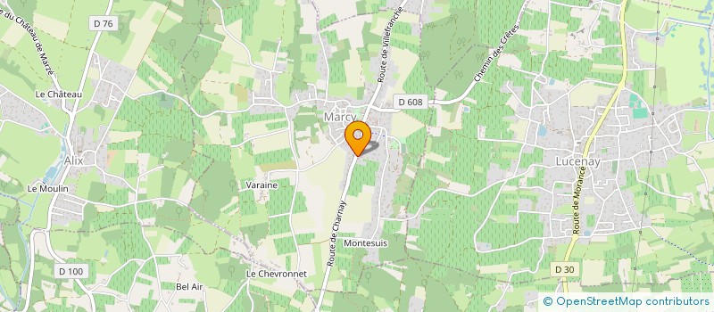 localisation de l'entreprise MADAME MANON ANDRE  MARCY