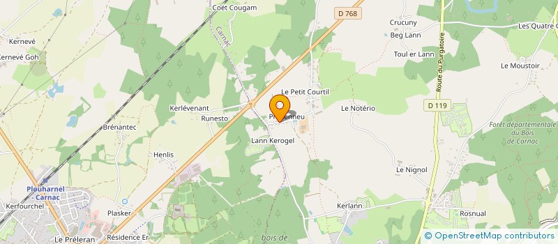 localisation de l'entreprise MADAME MANON ANNIC  CARNAC