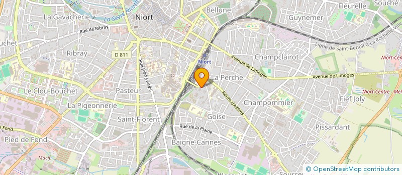 localisation de l'entreprise MADAME MANON APPEYROUX à NIORT