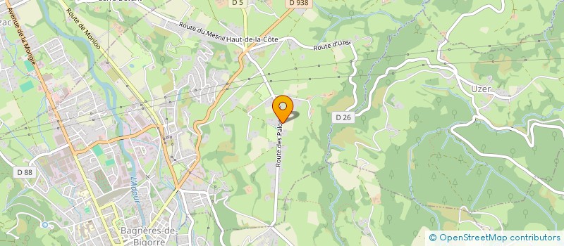localisation de l'entreprise MADAME MANON ARBERET  BAGNERES-DE-BIGORRE