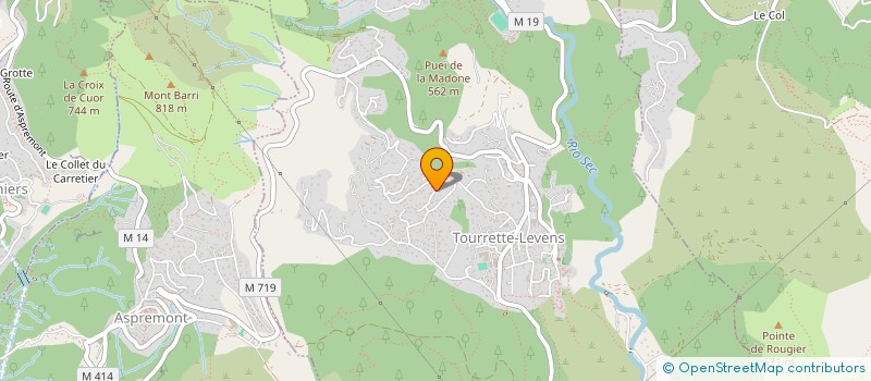 localisation de l'entreprise MADAME MANON ARDINO  TOURRETTE-LEVENS