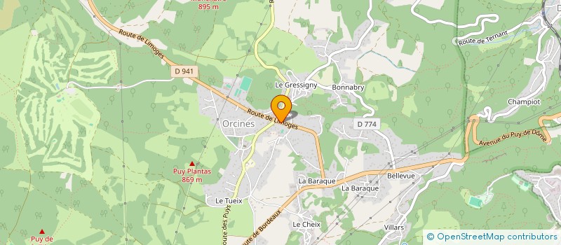 localisation de l'entreprise MADAME MANON ARGENTERO  ORCINES