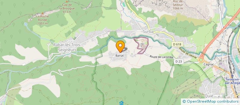 localisation de l'entreprise MADAME MANON ARIBERT  TARASCON-SUR-ARIEGE