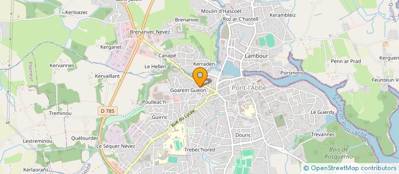 localisation de l'entreprise MADAME MANON ARNOULD à BREST