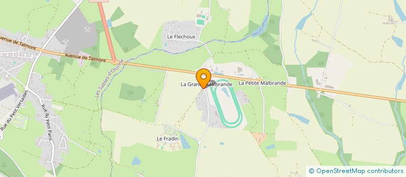 localisation de l'entreprise MADAME MANON ARRIVE à TALMONT-SAINT-HILAIRE