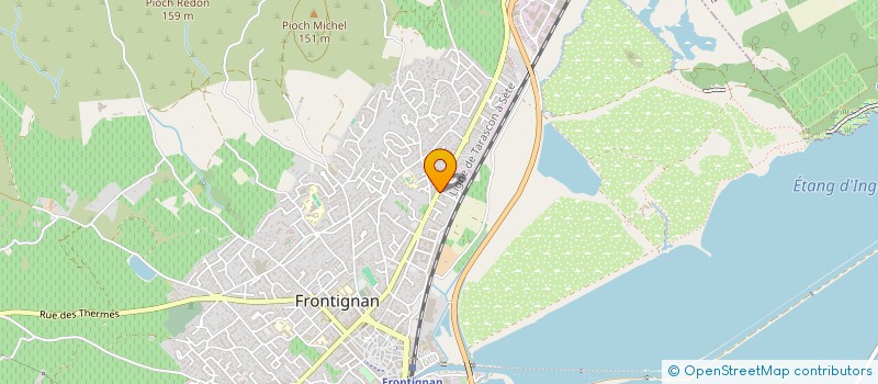 localisation de l'entreprise MADAME MANON ARRUFAT à FRONTIGNAN