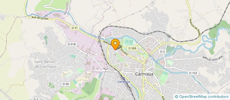 localisation de l'entreprise MADAME MANON ASTRUC  CARMAUX