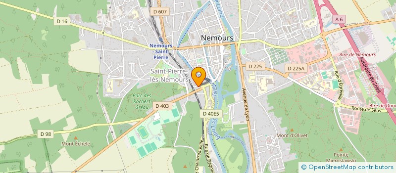 localisation de l'entreprise MADAME MANON ATTANE  NEMOURS