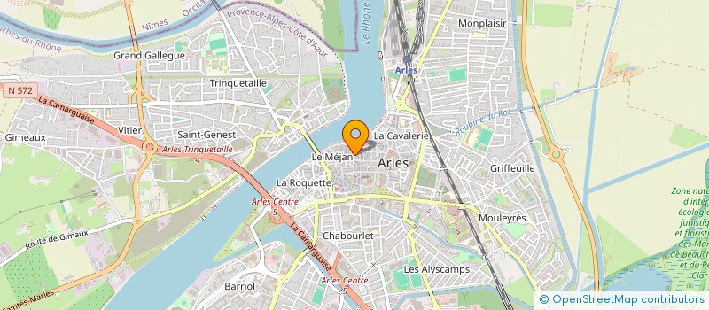 localisation de l'entreprise MADAME MANON AUDIFFREN  ARLES