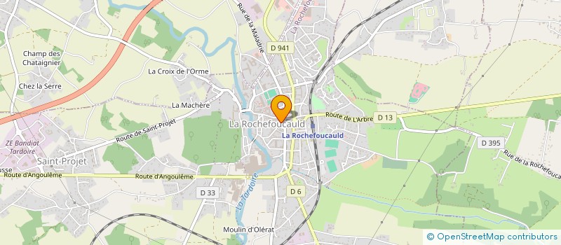 localisation de l'entreprise MADAME MANON AUDOIN  LA ROCHEFOUCAULD-EN-ANGOUMOIS