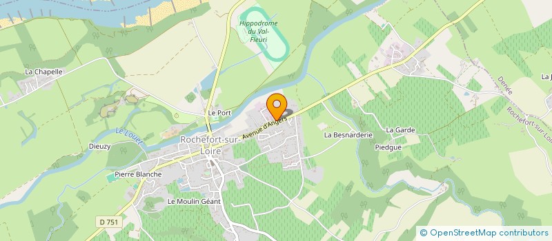 localisation de l'entreprise MADAME MANON AUMOITTE  ROCHEFORT-SUR-LOIRE