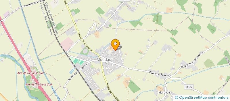 localisation de l'entreprise MADAME MANON AYRAULT  MONTLAUR