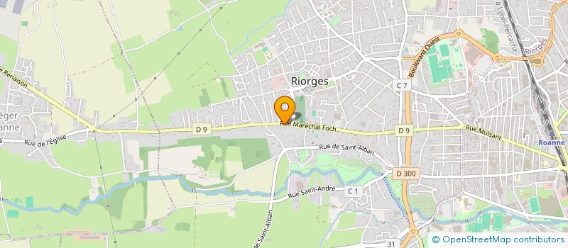 localisation de l'entreprise MADAME MANON BABIN à RIORGES