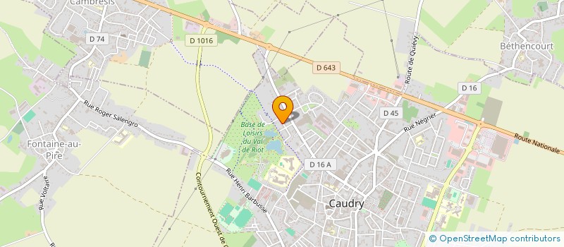 localisation de l'entreprise MADAME MANON BACHELET  CAUDRY