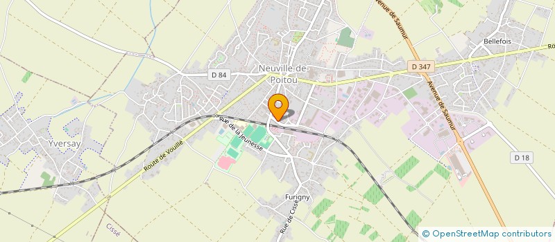 localisation de l'entreprise MADAME MANON BACONNET  NEUVILLE-DE-POITOU