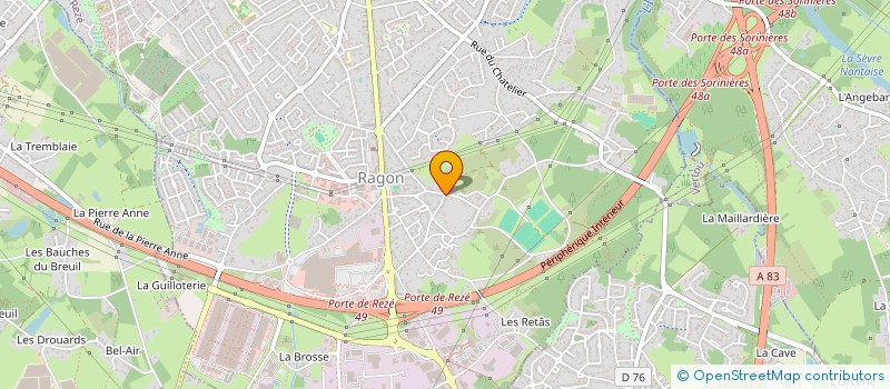 localisation de l'entreprise MADAME MANON BADOT  REZE