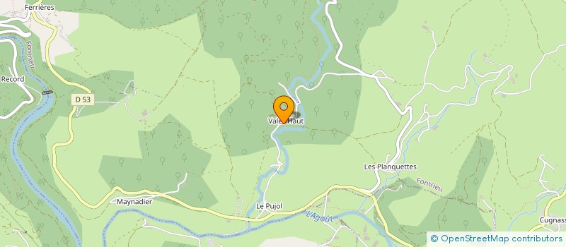 localisation de l'entreprise MADAME MANON BAGLIN  FONTRIEU