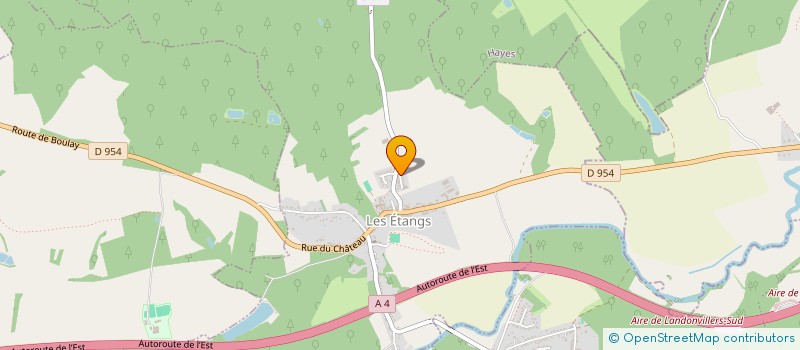 localisation de l'entreprise MADAME MANON BALLIGAND  LES ETANGS